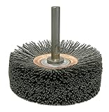Weiler 86154 Bore-Rx Brush Deburring Tool, 4' ID, 0.26/120CG Crimped Fill, 3/8' Stem [並行輸入品]