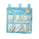 吊り下げ式ベッドサイドバッグベビーベッド用おむつ収納バッグ、d