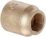 Ampco Safety Tools SS-3/8D10MM Socket, Standard, Non-Sparking, Non-Magnetic, Corrosion Resistant, 3/