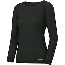 モンベル　ジオラインL.Wラウンドネックシャツ　パンツセット　メンズ　ブラック モンベル mont-bell ジオライン L.W.ラウンドネックシャツ Men's