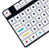 YMDK ZDA ボールシェイプ ドット 厚手 PBT ダイサブキーキャップ 61 64 68 96 GK64 ID80 KBD75 Planck Preonic Wings Filco Ducky SP64 SP84用（キーキャップのみ）