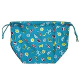 (ボリボンウーフ)boribon oeuf オラージュ ランチ巾着 お弁当袋 ブルー