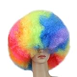 bestoyard Clownヘアウィッグコスプレshowing Clownふわふわball-shapeウィッグ(カラフル)