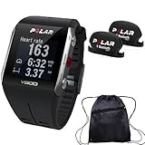 Polar - V800 GPS Sports Watch with Bluetooth Cadence Sensor Set and Bag - Black [並行輸入品]