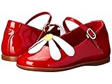 [ドルチェ&ガッバーナ] Dolce & Gabbana Patent Flower Ballerina (Toddler) フラットシューズ Yellow/White/Red 26 (US 9 To