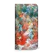 mitas HTC EVO 3D ISW12HT ケース 手帳型 ベルトなし ペイント柄 A (287)NB-0119-A/ISW12HT