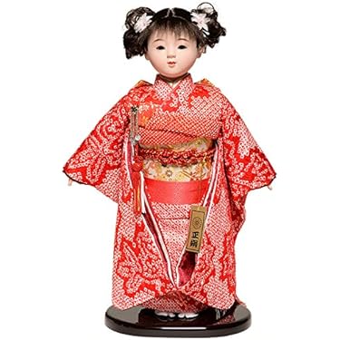 日本人形　市松人形の着物　江戸ちりめん　桜　大きめ15号 日本人形市松人形の着物江戸ちりめん桜大きめ15号