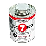 Rectorseal 17432 No. 7 Pipe Thread Sealant, 1 Pint Brush Top Can, Black [並行輸入品]