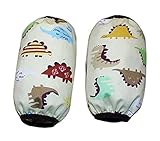 2ペアベビー防水Oversleevesキッズコートスリーブは、恐竜をカバー