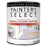 True Value ugf1-qt Painter 's選択ホワイトパステルベース内部/外部ウレタンFortifiedグロスPorchと床コーティング、1-quart