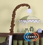 GEENNY Musical Mobile For Boutique New Froggy Froggie 13 PCS Crib Bedding Set by GEENNY [並行輸入品]