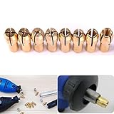 回転ツールを使用すると便利ですドリルチャックコレットの 10 ビット PC をしています。 0.5 ～ 3.3 2 mm 4.8 mm シャンクキット