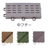 ミヅシマ工業　ブラシマットA　中フチ－　75×150×24ｍｍ　1個　　 　グリーン