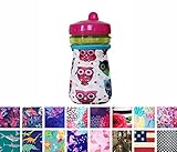 Kidzikoo - #1 Neoprene Baby Bottle/Sippy Cup Insulator Cooler Coolie - Owls by Kidzikoo