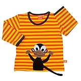 スウェーデンブランド　LIP FISH (リップ　フィッシュ）長袖Tシャツ　モンキー（オレンシストライプ）