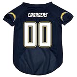 NFL San Diego ChargersペットJersey withパッチ、スモール、チームカラー