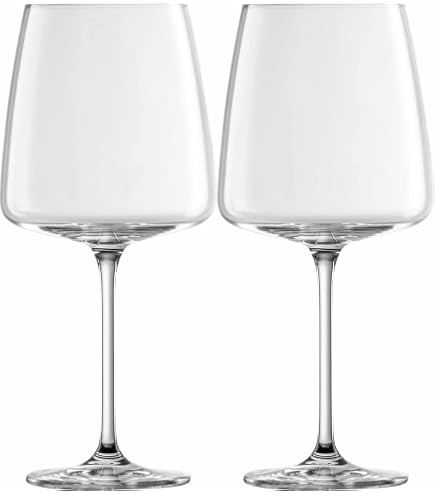 Schott Zwiesel Finesse Chardonnay Weißweingläser, 0,39 L, 6 Stück – Kristallglas, Spülmaschinengeeignet