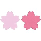 【Amazon.co.jp 限定】和紙かわ澄 日本の色 桃色 2色 桜和紙 さくらのかたち 30枚入