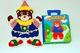 布絵本 布のおもちゃ レッスンブック/ハンドパペット ドレス　アップ　 ベア/ ハンドパペットレッスン　ベア レッスンギフトセット 2個組み 知育