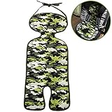 チャミ ベビーカークッション ベビーカーシート クールシート チャイルドシート ベビーカー用 さらさらシート ひんやり気持ち（迷彩）