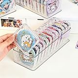 缶バッジ ケース 缶バッジカバー 56mm 12枚入り コレクションケース 缶バッジ 収納 アクスタ収納ボックス バッジ保護カバー 小分けケース 【バッジ・小物・マーク】収納 コレクションボックス 推し活 保護 保存 アクリルケース 推しキャラ 防塵 防水 透明 アクスタ クリア 耐久性 鑑賞に最適 (缶バッジケース, 56mm対応*1組)