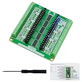 Freenove Raspberry Pi Pico 1/2 W H WH用ブレイクアウトボード、端子ブロックシールドHATピンヘッダー、GPIOステータスLED