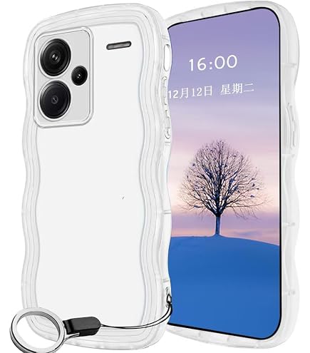 Amazon.co.jp: Xiaomi Redmi Note 13 Pro+ 5G ケース クリア ウェーブ