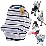 iZivウルトラソフト4-in-1マルチユースベビーストレッチカバーカーシートキャノピー/看護カバー/ショッピングカートカバー/インフィニティスカーフベビー用パーフェクトギフト（カラー9）