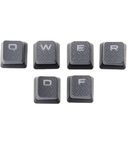 Amazon.co.jp: Tai-Hao ゴム製ゲーミングキーキャップ ZXCV