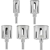 Neiko 00824A 5-Piece Diamond Grit Hole Saw Set | 3/4 to 1-5/8 by Neiko
