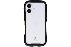 [Amazon.co.jp Limited] iFace Reflection iPhone 17 Case Clear Tempered Glass (Black) [Eco PKG] [iPhone 17 Case iPhone 17 Cover Smartphone Case Transparent Shockproof with Strap Hole Clear Case