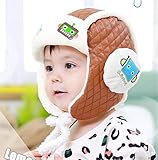 On Dolce 選べる5色 男の子用 帽子 子供 ベビー キッズ 防寒 かわいい 耳当て あり KC002 (ブラウン)