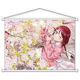 KADOKAWA ラブライブ！サンシャイン！！ B2タペストリー Aqours 梨子［2］ B2(約H515×W728ｍm） レアスエード（ポリエステル100％）