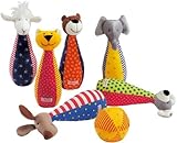 Sigikid(シギキッド) 赤ちゃん ボーリング アニマル ボーリング 動物 どうぶつ 布製 布のおもちゃ Baby Bowling Animal Bowling 49520 並行輸入品