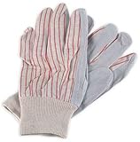 Men's Leather Work Gloves - Cotton Back - Y3204 - by Wells Lamont - Size S by Wells Lamont