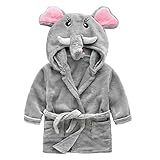 キッズ用ロンパース 子供バスローブ パジャマ かわいい お動物さん フード付き 長袖 あったか コスチューム ベビー服 ふわふわ バスガウン 防寒 女の子 男の子 秋冬 2カラー