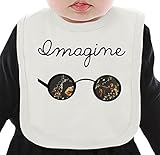 John Lennon Imagine Sunglasses ネクタイを有する有機ビブ Medium