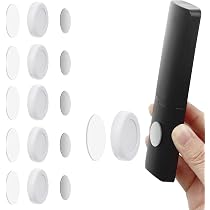 Wall Mounted Remote Control Holder – White ABS & Bamboo Caddy Organizer For TV, AC, Fan Remotes - View #6