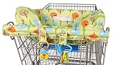 Leachco Prop 'R Shopper Body Fit Shopping Cart Cover, Green Forest Frolics by Leachco