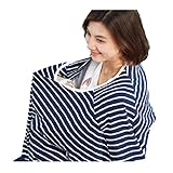 まるまーと(Marumart) 360度安心 授乳ケープ ポンチョ 出産祝い (ネイビー)