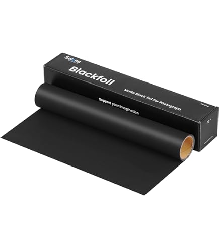 Amazon | Rosco フォトホイルマットブラック シネホイル 12インチ x 10