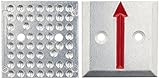 STS 境界用標示板(2穴・貼付用)SH-5 10枚入 SH52
