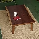 Takatatsu&amp;Co.(有)高松辰雄商店 BAGEL ベーグル150 長方形 ローテーブル ウォールナット皮付き突板 木口削りだしあり 幅150cm×奥行85cm×高さ37cm 北欧テイスト ヒーターなし 国産 日本製 タカタツ