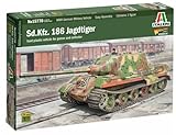 プラッツ イタレリ 1/56 WW2 ドイツ 重駆逐戦車Sd.Kfz.186 ヤークトティーガー プラモデル IT15770