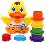 VERZABO SEASIDE DUCKLING - bath toy set for 12 months plus babies [並行輸入品]