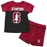 Infants NCAA Stanford Cardinal Infant Tシャツとショーツセットコンボ(チームカラー)