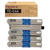 【Amazon.co.jp限定】OKI用 TC-C4A TC-C4AK2 TC-C4AC2 TC-C4AM2 TC-C4AY2 (4色セット BK/C/M/Y）互換トナーカートリッジ 対応機種：OKI C332 MC363 C332dn MC363dn C332dnw MC363dnw【Tankard】