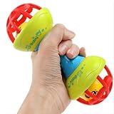 travetランダム色ソフトボールパズルFunベビー幼児玩具Developmentalトイ子供ベッドベル赤ちゃんRattle