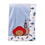 Trend Lab Paddington Bear Framed Blue Velour Receiving Blanket by Trend Lab