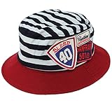 Grin Buddy ラガーボーダーハット【GZH-8336】 (54cm, オフ/ブラック)